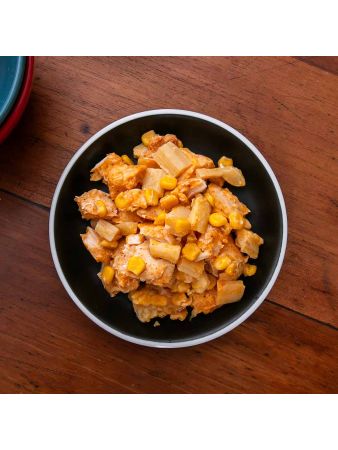 Por&ccedil;&atilde;o de Frango com Milho e Pupunha