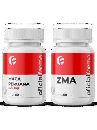 Zma 60 Cápsulas + Maca Peruana 500mg 60 Doses
