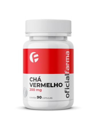 Chá Vermelho 200mg 90 Cápsulas