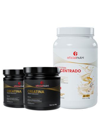 Whey Protein Concentrado + 2 Creatina Monohidratada 300g