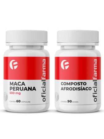Libido Unissex - Maca Peruana + Composto Afrodis&iacute;aco