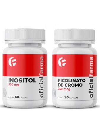 Suplementação para Diabetes - Picolinato de Cromo + Inositol