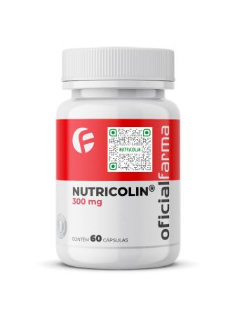 Nutricolin® 300mg 60 Cápsulas com Selo de Autenticidade