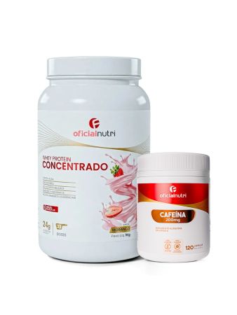 Whey Protein Concentrado + Cafeína